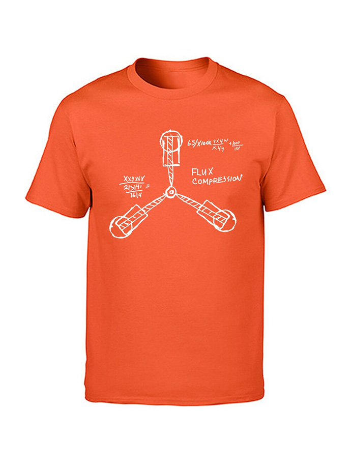 Мужская футболка Оранжевый L